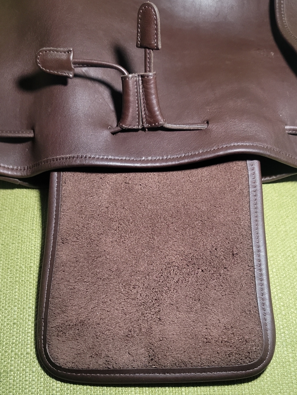 Vintage Coach Brown Leather Drawstring Bucket Bag - Picture 10 of 16